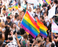 Immagine aerea del pride di İstanbul del 2019