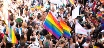 Immagine aerea del pride di İstanbul del 2019