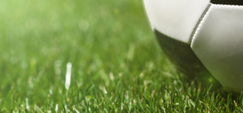 Pallone da calcio sul campo