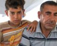 Rifugiati yazidi bloccati in un campo in Grecia nel 2016.