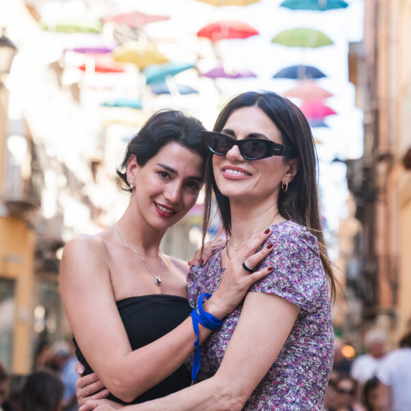In foto Rossella Brescia e Sadaf Baghbani all'Andaras Traveling Film Festival