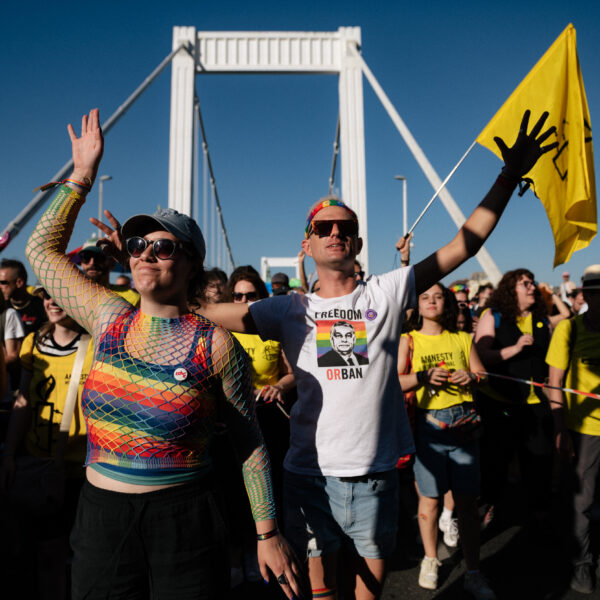 Persone partecipanti al Budapest Pride 2025