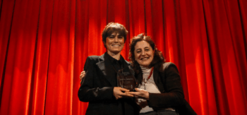 Valeria Solarino e Alba Bonetti per la consegna del premio “Arte e diritti umani” 2025 di Amnesty International Italia