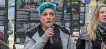 Lera Burlakova, coordinatrice della comunicazione e delle campagne di Amnesty International Ucraina